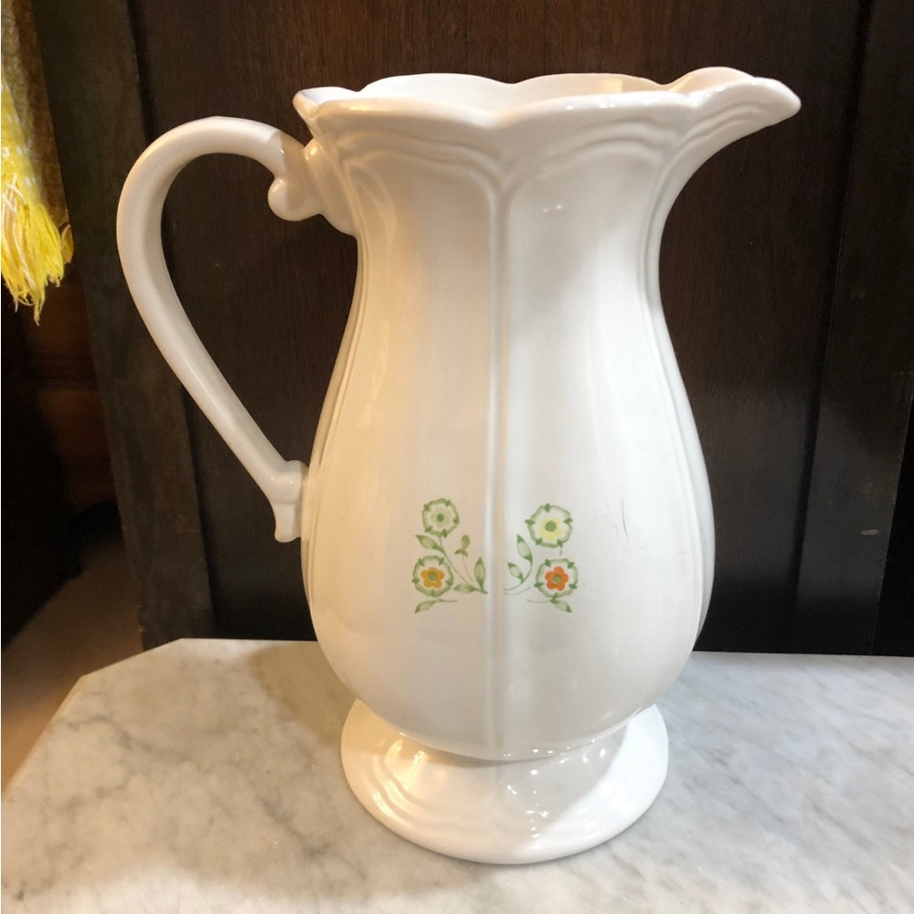 Federalist USA Pottery Pitcher and Bowl. Bowl measures aproximately 13" in diam. - Picture 9 of 13